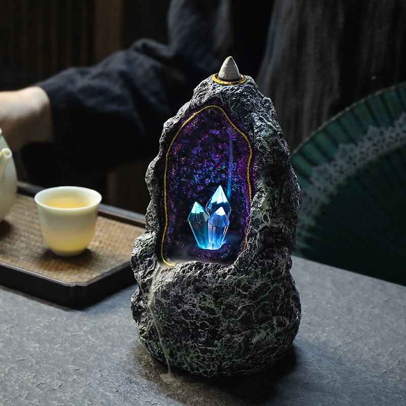 Crystal Cave Backflow Incense Burner